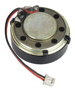 Round Speakers w/Baffle & Wiring Harness -- 1-1/8"  28mm Diameter