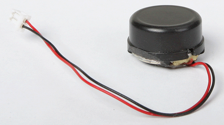 Round Speaker w/Baffle -- 11/16"  18mm Diameter