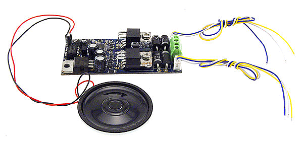 DCC Sound & Control Decoder, Multiple Chuff Types -- Universal, Steam
