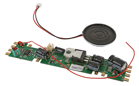 DCC Sound & Control Decoder -- Fits: Athearn SD45 for DC & DCC