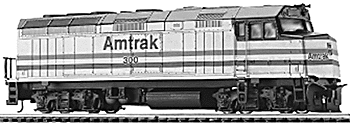 Diesel EMD F40PH Powered w/DCC Decoder -- Amtrak