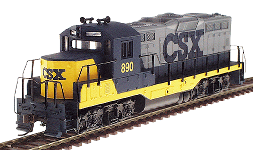 Diesel EMD GP9M Powered w/DCC Decoder -- CSX