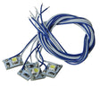 LED w/10"  25.4cm Wire Leads 4-Pack - Light Genie(TM) -- White