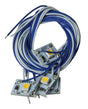 LED w/10"  25.4cm Wire Leads 4-Pack - Light Genie(TM) -- Pearl White