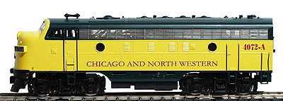 Diesel EMD F7A Powered - Standard w/Metal Parts -- Chicago & North Western #4072A