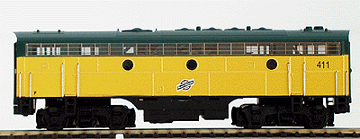 Diesel EMD F7B Powered - Decoder-Equipped w/Metal Parts -- Chicago & North Western #415