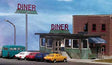 Parkway Diner -- 2-11/16 x 1-19/32"  6.7 x 3.9cm