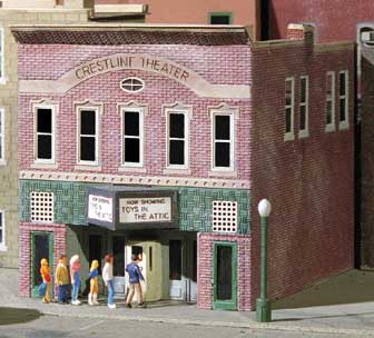 Crestline Theater -- 1-29/32 x 1-5/16"  4.7 x 3.2cm