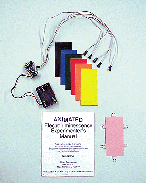 Electroluminescent Experimenter's Kit -- Animator's Kit