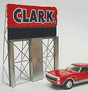 Clark Bar Animated Neon Billboard -- 4-5/16 x 5-1/8"  11 x 13cm