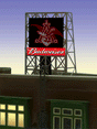 Eagle Animated Neon Rooftop Billboard -- For N & Z Scales 7/8 x 7/8"  2.2 x 2.2cm