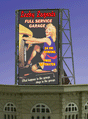 Lucky Lugnuts Animated Neon Rooftop Billboard -- Small for N & Z Scales