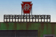 Pennsylvania Railroad Animated Neon Rooftop Billboard -- Large for HO & O Scales 3-3/16 x 1-1/2"  8.1 x 3.8cm