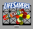 Life Savers Animated Neon Billboard - Light Works USA(TM) -- Small for N/HO Scales 2-1/8 x 1-7/8"  5.3 x 4.8cm