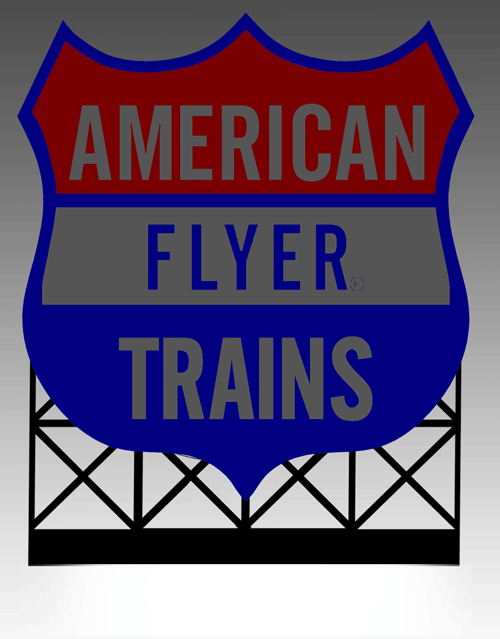 American Flyer Trains Animated Neon Rooftop Billboard - Light Works USA(TM) -- Small for HO & N Scales 2-1/8 x 1-11/16" 5.4 x 4.3cm