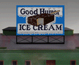 Good Humor Animated Neon Billboard - Light Works USA -- Small for HO & N Scales 2-3/8 x 1-7/8"  6.1 x 4.8cm