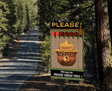 Smokey Bear Animated Billboard -- Small for HO & N Scales