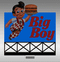 Big Boy Animated Neon Billboard -- Small for HO & N Scales - 2-1/4 x 2-3/8"  3.2 x 4.8cm