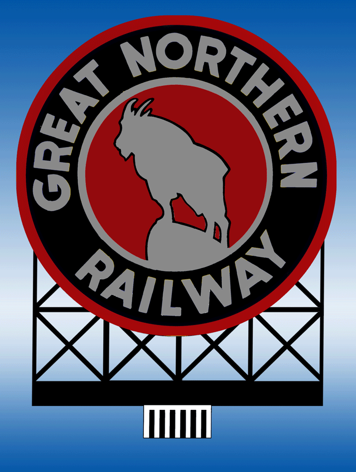 Great Northern Animated Neon Billboard - Light Works USA -- Large for HO & O Scales - 4-5/16 x 4-3/8"  10.9 x 11.2cm-1