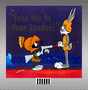 Looney Tunes Marvin Martian Animated Billboard -- Small for HO and N Scales: 2 x 1-7/8" 5.1 x 4.8cm