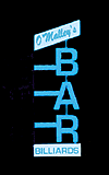 Vertical Sign Lighting Kits - Animated -- O'Malley's Bar - Large, Left