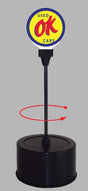 OK Used Cars Rotating Sign