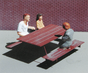 Picnic Tables -- Etched-Metal Kit