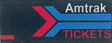 Animated Wall Sign -- Amtrak "Tickets" - Left - Large