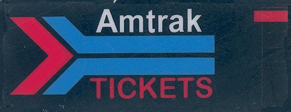 Animated Wall Sign -- Amtrak "Tickets" - Right - Large