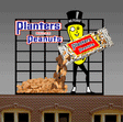 Planters Peanuts w/Mr. Peanut Animated Neon Billboard -- 2 x 2-1/4"  5.1 x 5.7cm