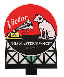 Animated Neon Billboard -- RCA Victor Large for HO/O Scale 4-13/32 x 3-21/32"  11.2 x 9.3cm