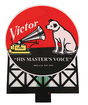 Animated Neon Billboard -- RCA Victor Large for HO/O Scale 4-13/32 x 3-21/32"  11.2 x 9.3cm