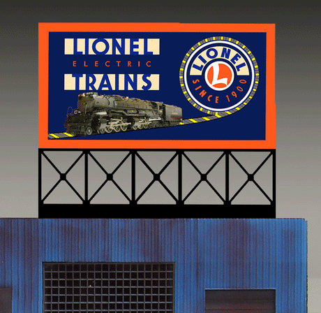 Lionel Animated Neon Rooftop Billboar
