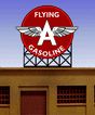 Tidewater Flying A Animated Neon Rooftop Billboar