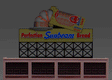 Sunbeam Bread Animated Billboard -- Large for HO and O Scales - 6-1/4 x 4-1/2"  15.9 x 11.4cm