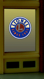 Lionel Flashing Neon Window Sign - Light Works USA(TM) -- 2 x 2-3/16"  5.1 x 5.6cm For HO & O Scales