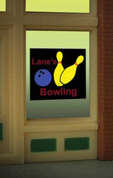 Bowling Flashing Neon Window Sign - Light Works USA -- 7/8 x 1/2"  2.1 x 1.3cm-2