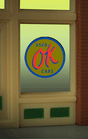 OK Used Cars Animated Neon Window Sign -- Large for HO & O Scales
