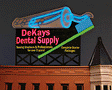 Animated Neon Billboard -- DeKays Dental Supply   Medium 2.6 x 1.75"