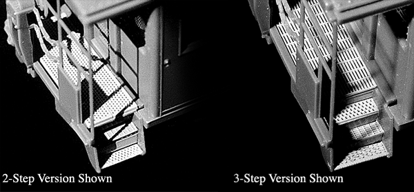 Caboose End Step & Platform Kit