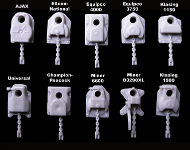 Hand Brake Set -- 10 Styles, Unpainted Plastic (1930-Present)