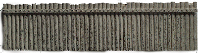 Pier Retaining Wall (One-Piece, Painted Plaster Castings)