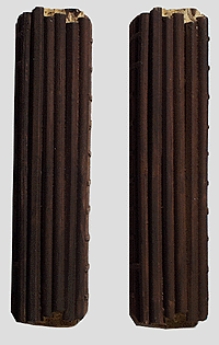 Pulpwood Loads (One-Piece, Painted Plaster Castings) -- For Atlas Bulkhead Flatcar - Lengthwise Logs