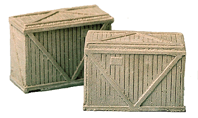 Mr. Plaster Unpainted Kits -- Large Wooden Crates