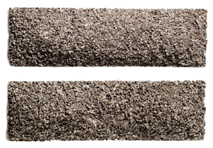 Ballast/Stone Loads (One-Piece, Painted Plaster Castings Topped w/Real Stone -- For Stewart "U" Channel 2-Bay Hopper pkg(2)
