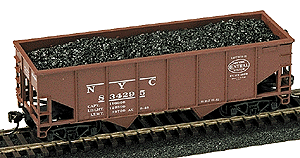 Coal Load -- For Athearn 34' 2-Bay Hopper pkg(2)