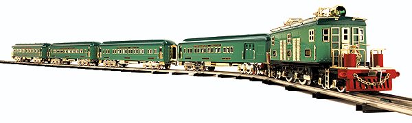 Tinplate Standard Gauge Electric R-T-R Set Traditional -- No.4689 Electric Loco w/4 Passenger Cars