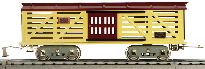 Lionel Corp. #4020 Stock Car - 3-Rail Standard Gauge - Ready to Run -- American Flyer Lines (cream, maroon)