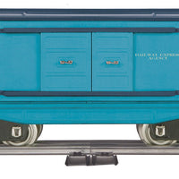No. 214 1-1/2-Door Boxcar - 3-Rail Standard Gauge - Ready to Run -- Central Railroad of New Jersey (2-Tone Blue, Blue Comet Logo)