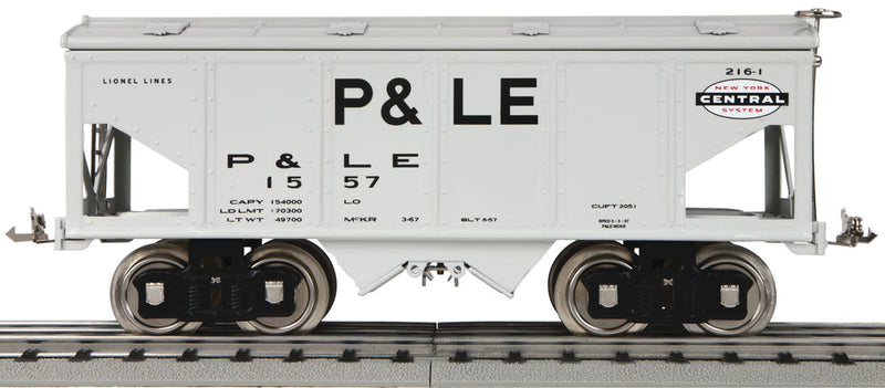 No. 216-1 Covered Hopper - Standard Gauge 3-Rail - Lionel Corp. -- Pittsburgh & Lake Erie